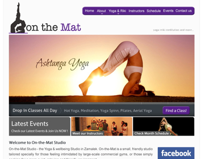 On-The-Mat Studio | Full Website Design & Development