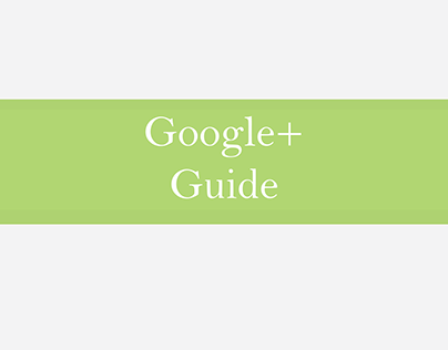 Google Plus Guide Booklet