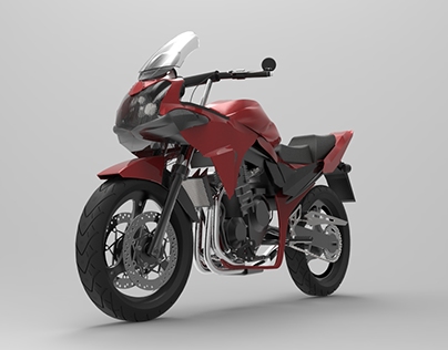 3D Modeled Motorcycle