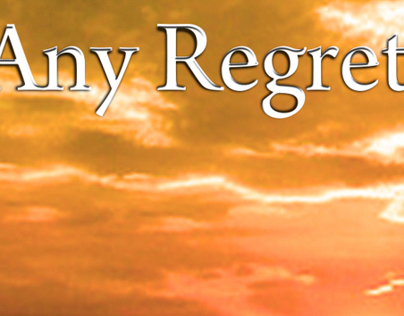 "Any Regrets?" Cover Design
