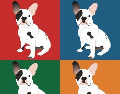Illustration French Bulldog