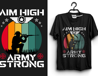 US Army T shirt Design