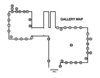 Art Show Gallery Map