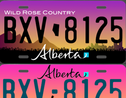 Alberta License Plate Redesign