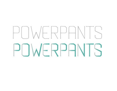 Powerpants, Typeface Design