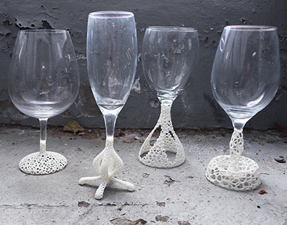 3D Printed Wine Glasses