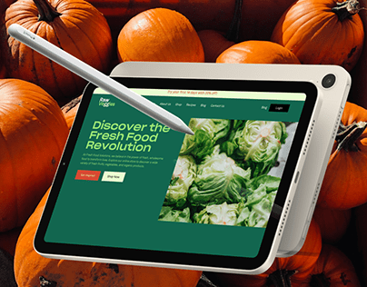 Raw veggies : Fruit and vegetable website