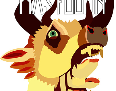 Mastodon Vector Poster