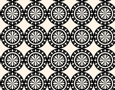 Repeat rounded pattern design