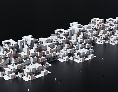 Artificial Intelligence in architecture of Habitat 67.