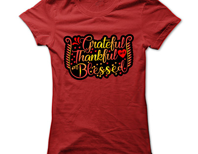 Thanksgiving tshirt design