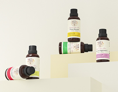 Vita Naturalis Essential Oil - Packaging Design