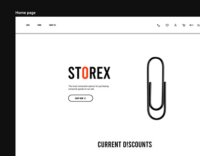 Web & Mobile application UX/UI Design | STOREX