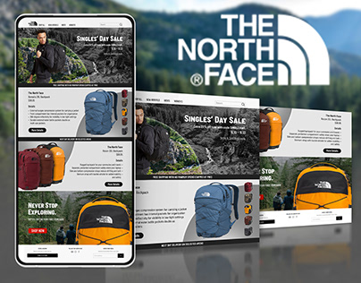 Landing Page Design / The North Face