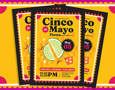 Free Cinco De Mayo Party Flyer