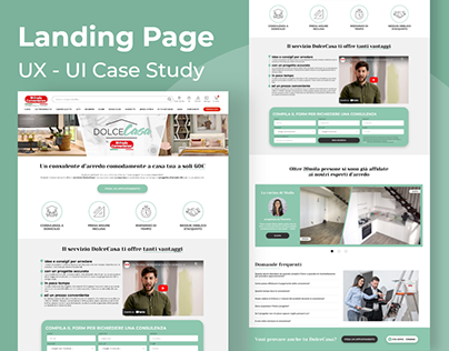 Landing Page Design | UX-UI Restyling and Analysis