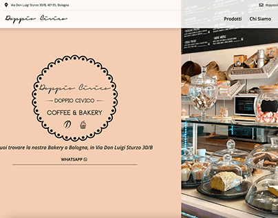 Bakery & Coffee website - Doppio Civico