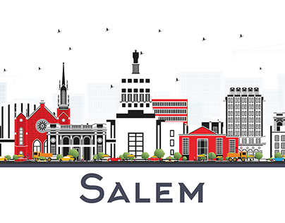 Salem Oregon City Skyline