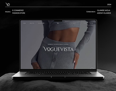 VogueVista(website design & interaction)