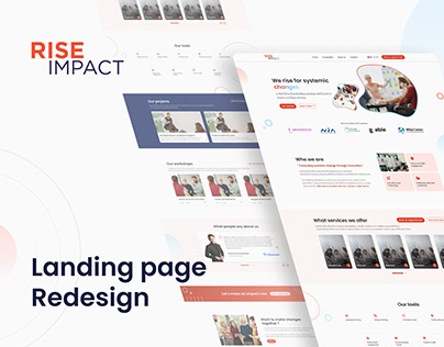 Project thumbnail - Rise Impact - Landing Page Redesign