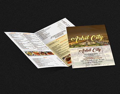 Arbil city restaurant menu