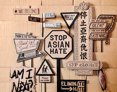 Stop Asian Hate: Street Signs of Solidarity