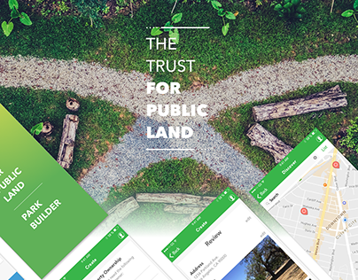 The Trust For Public Land App - UX | UI