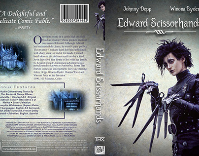 Edward Scissorhands - DVD Packaging Concepts