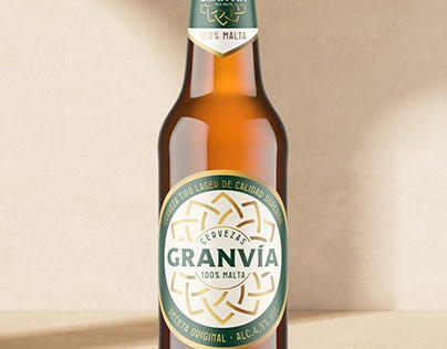 Cerveza Gran Vía branding
