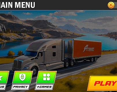 Truck Simulator Game UI