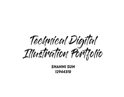 Technical Digital Illustration Portfolio UTS
