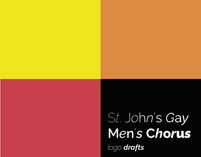 Drafts for St. John's Gay Men's Chorus