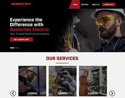 Homepage Design | Somerton Electric