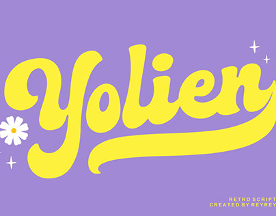 Yolien - Groovy Retro Script Font