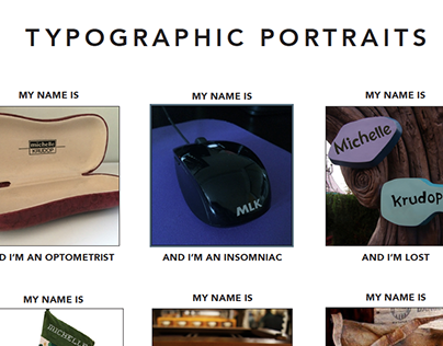 Typographic Portraits