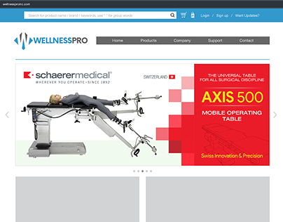 WPI | SCHAERER Axis 500 Operating Table - Web Banner