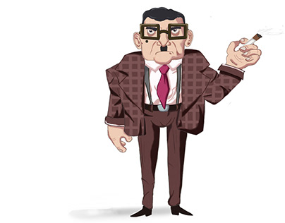 Character Design Mafia Boss