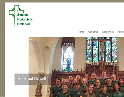 Website for St Patrick's School Stoneham