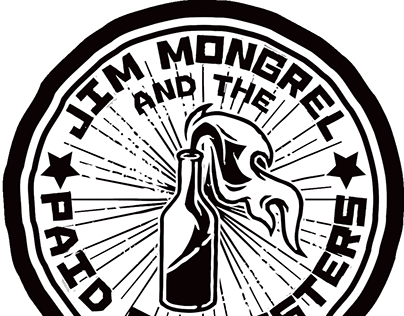 Logo Design: Jim Mongrel and the Paid Protesters 2