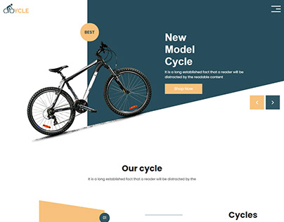 New Model Cycle Landing Page
