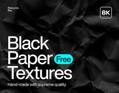 50+ Free Black Paper Textures [8K RES]