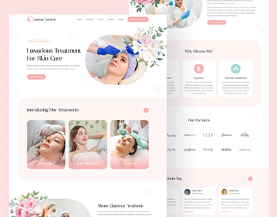Beauty and Skin Care Clinic Landing Page