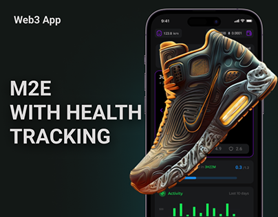 M2E Web3 Mobile App with health tracking features