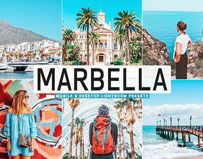 Free Marbella Mobile & Desktop Lightroom Presets