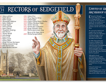 ST. EDMUND'S CHURCH RECTORS OF SEDGEFIELD PANEL