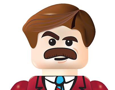 Lego Ron Burgundy