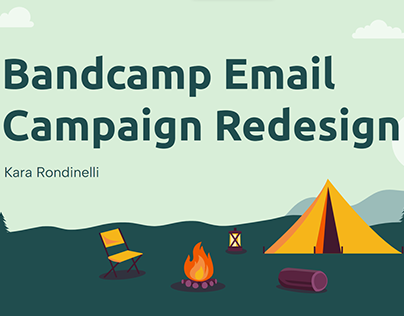 Bandcamp Email Campaign Redesign