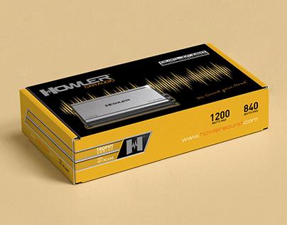 Packaging: HOWLER Amplifier.