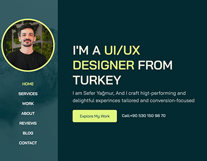 UI/UX Designer website