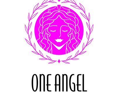 One Angel Beauty Prouct Spa Saloon Logo Design